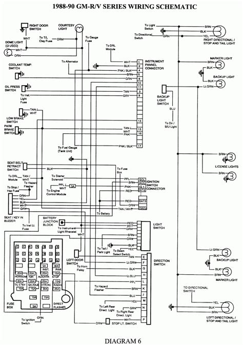 1993 chevy silverado wire junction box|1995 Chevy g20 wiring diagram.